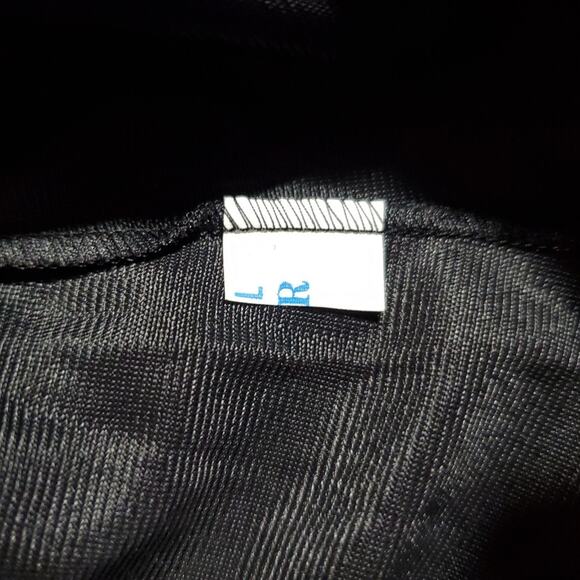 Vintage Half Slip Skirt SHINY BLACK SATIN Nylon Lingerie WOMEN'S MEDIUM - Picture 7 of 7